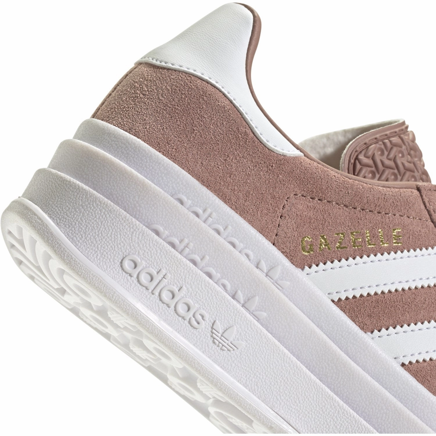 Soccer cleats adidas Originals Warm Clay/Ftwr White/Gold Met. Gazelle Bold J Sneakers