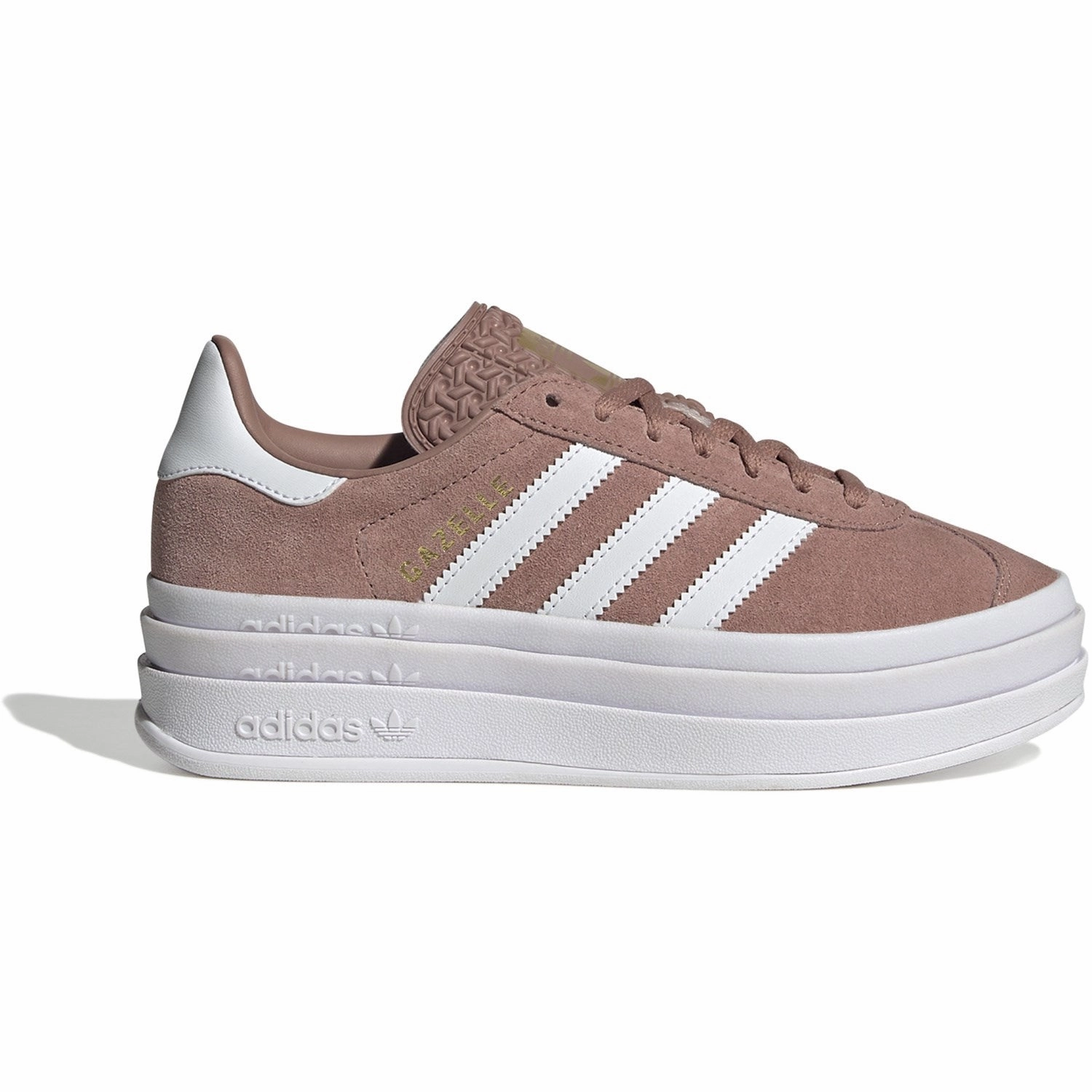 Soccer cleats adidas Originals Warm Clay/Ftwr White/Gold Met. Gazelle Bold J Sneakers Casual shoes