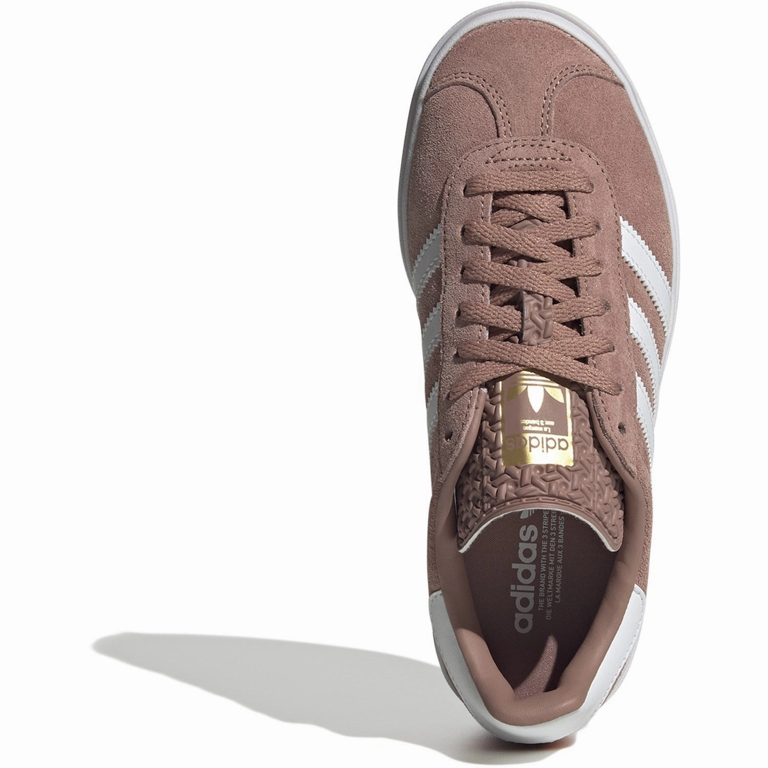 Soccer cleats adidas Originals Warm Clay/Ftwr White/Gold Met. Gazelle Bold J Sneakers