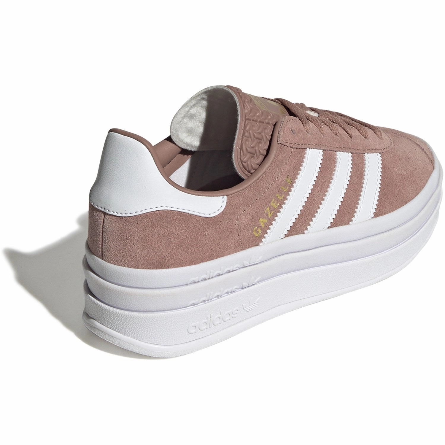 Soccer cleats adidas Originals Warm Clay/Ftwr White/Gold Met. Gazelle Bold J Sneakers