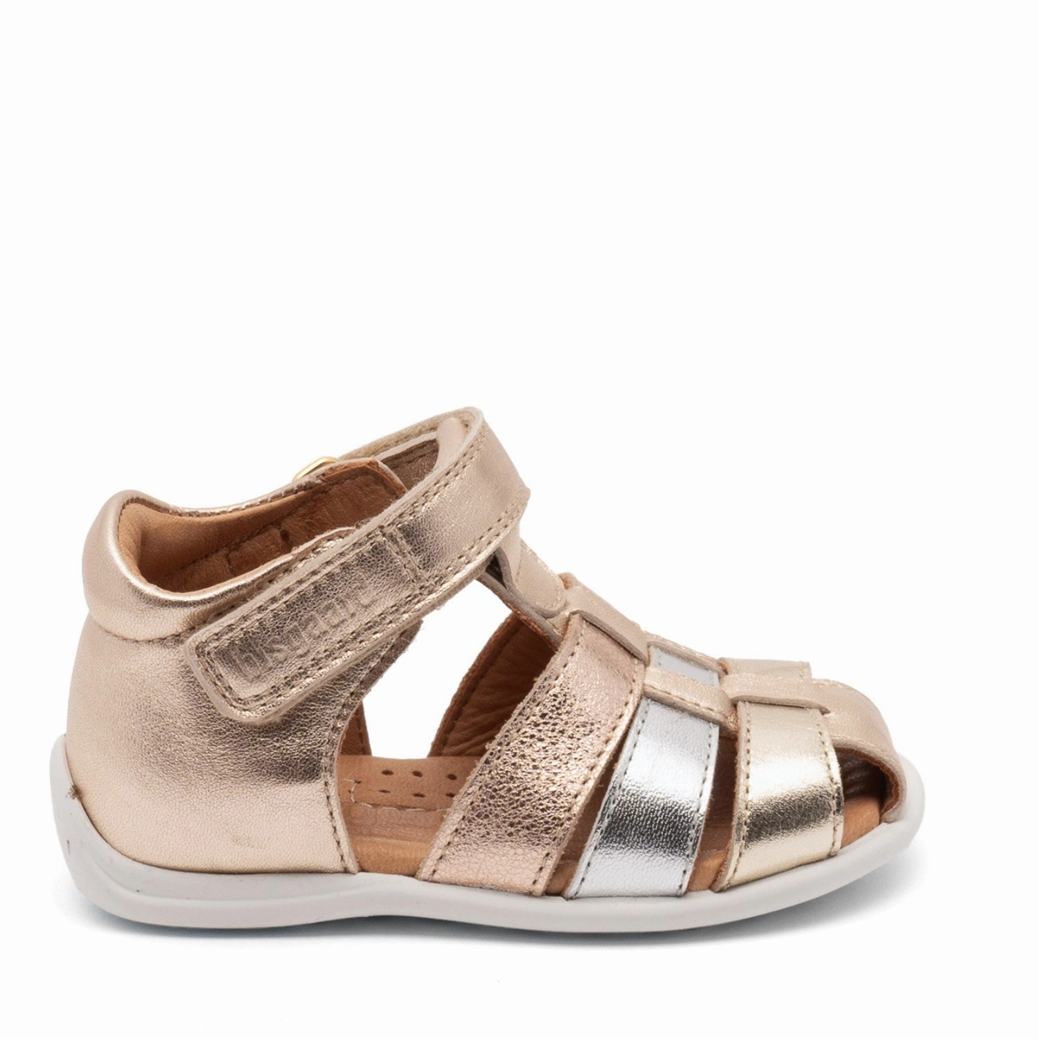 Soccer cleats Bisgaard Champagne Carly Sandal