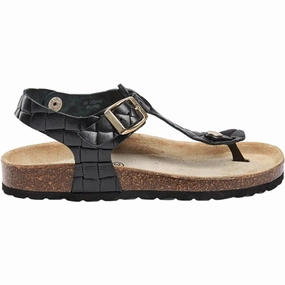 Soccer cleats Sofie Schnoor Sandal Black Canvas shoes