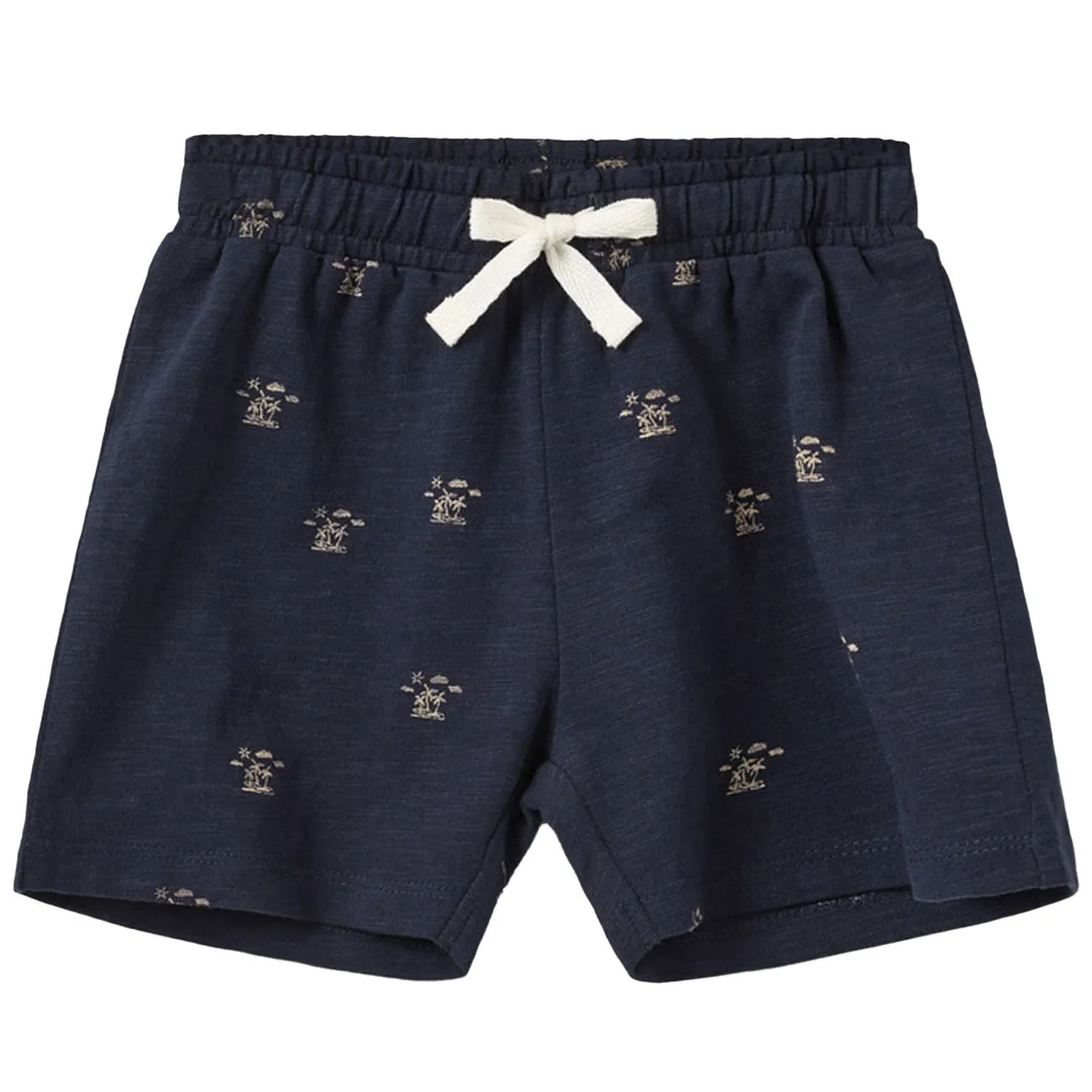 Sofie Schnoor Dark Blue Shorts Woven Applique
