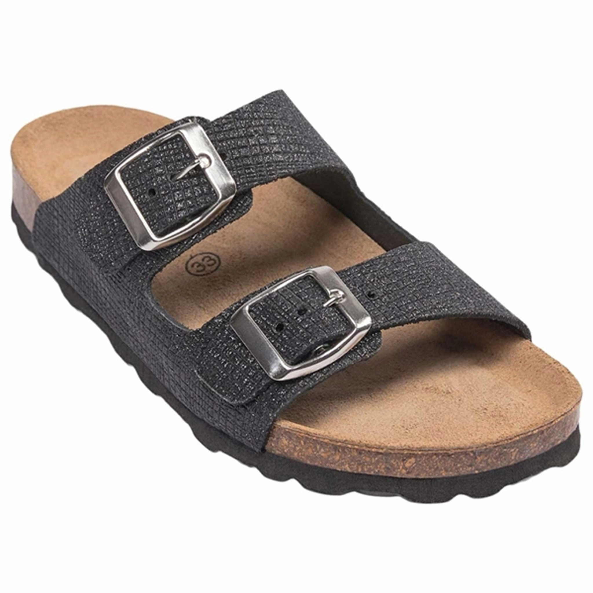 Sofie Schnoor Glitter Black Sandal Stylish shoes