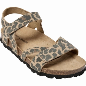 Sofie Schnoor Leopard Linasy Sandal Suede shoes High-top shoes