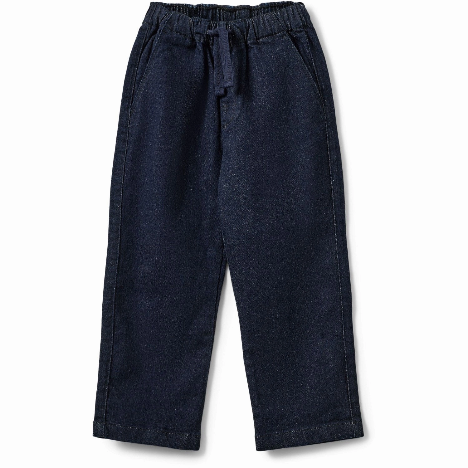Sofie Schnoor Navy Blue Trousers Stylish Suede