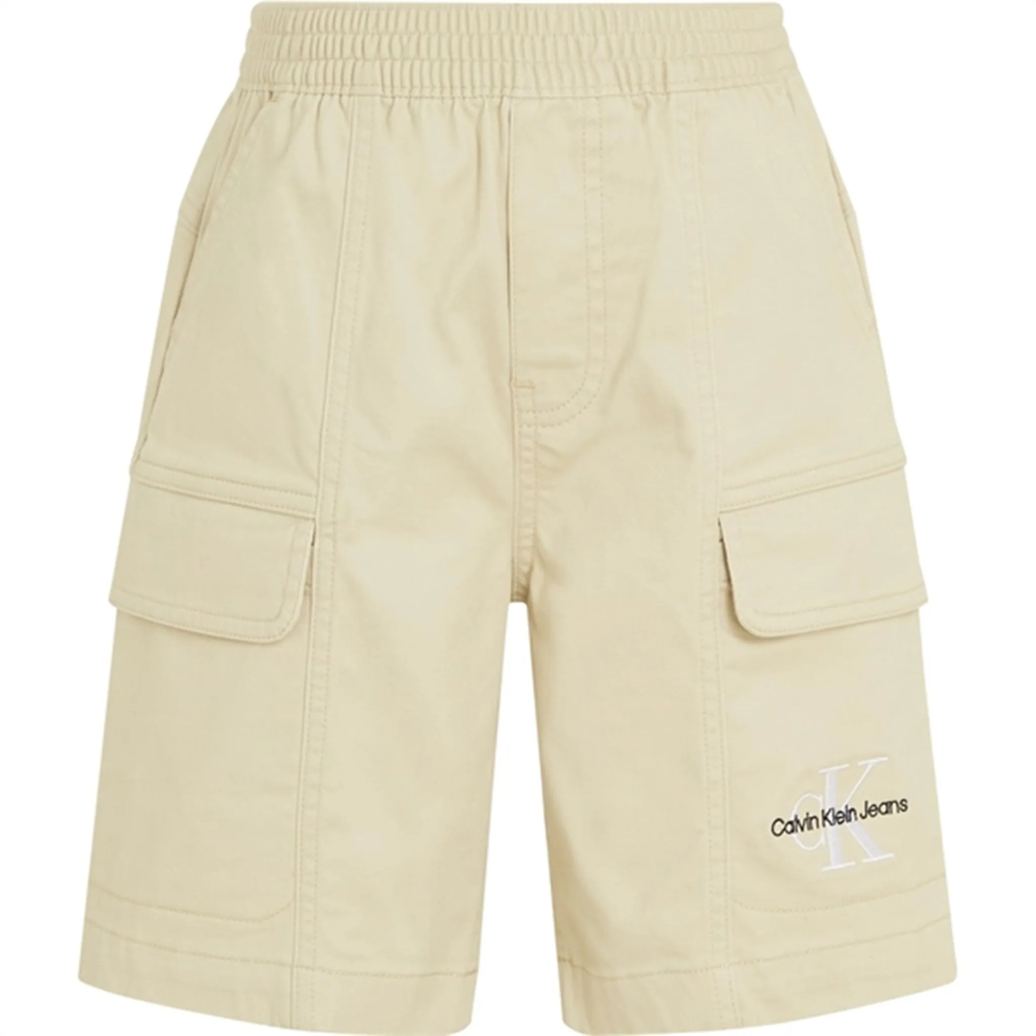 Calvin Klein Sateen Cargo Shorts Green Haze Renowned Trend