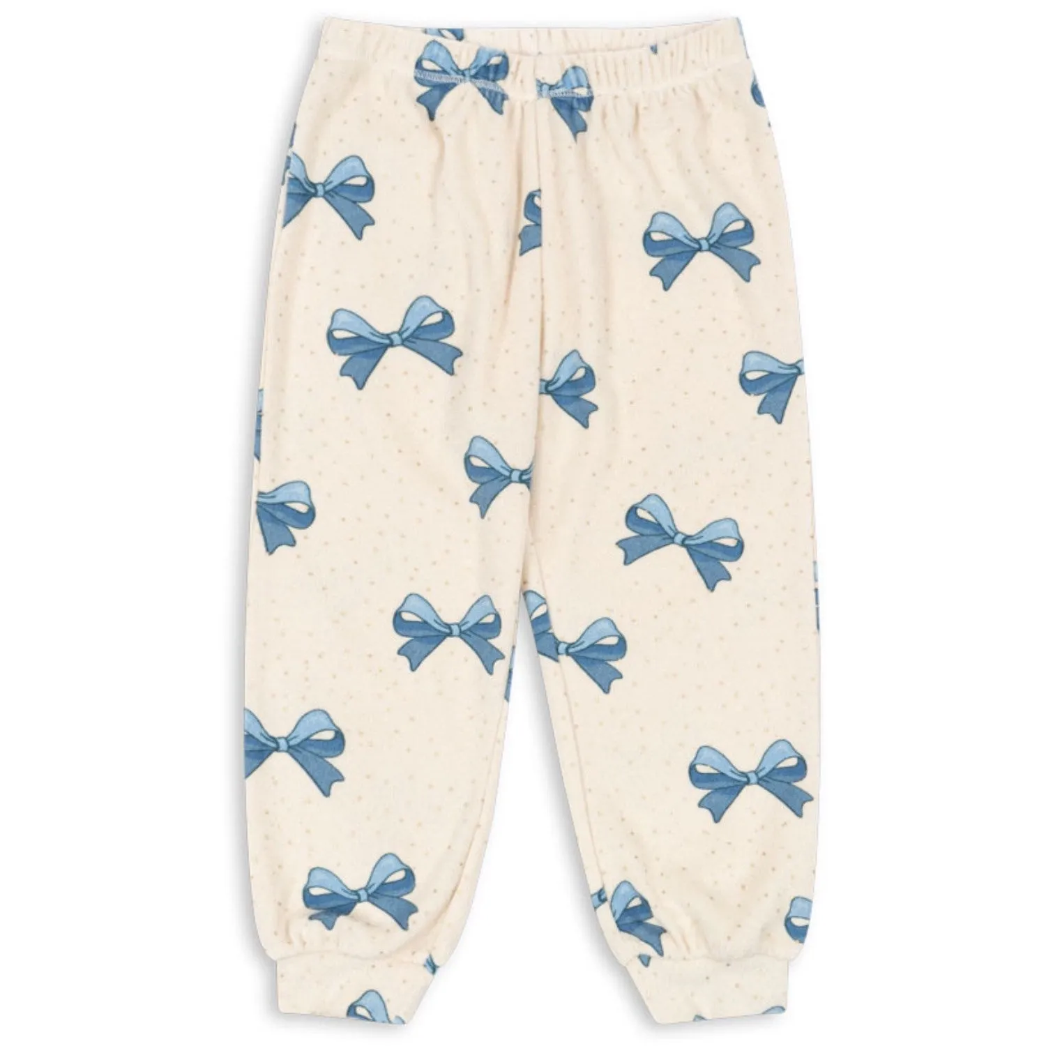 Sophisticated Konges Sljd Bowie Blue Gold Itty Sweat Pants Gots Fleece