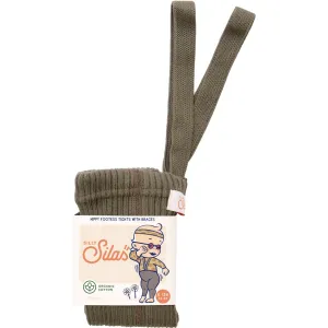 Sophisticated Silly Silas Seaweed Brown Hippy Footless Tights Finest