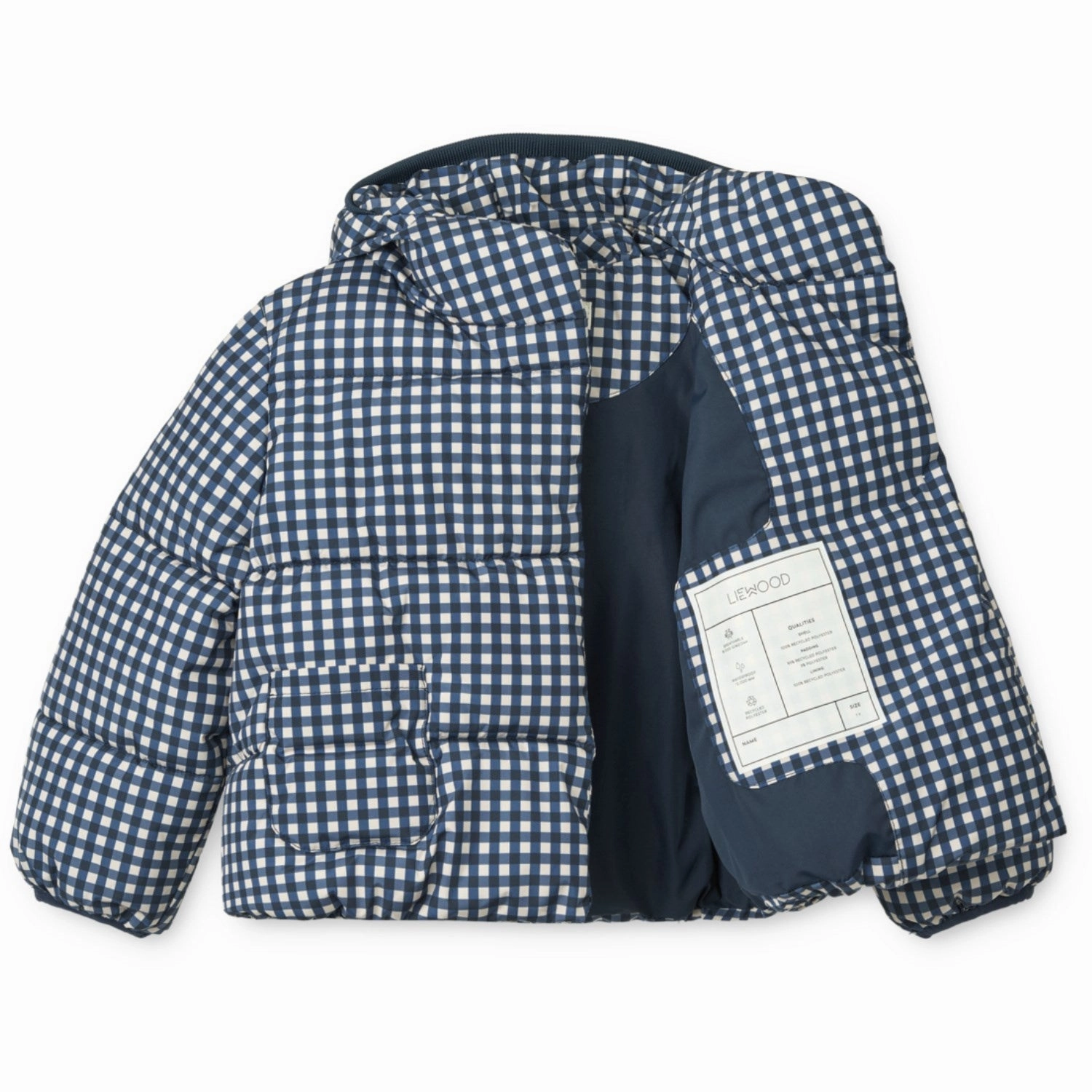 Sophisticated LieWood Check Classic Navy / Dark Sandy Giovanna Jacket