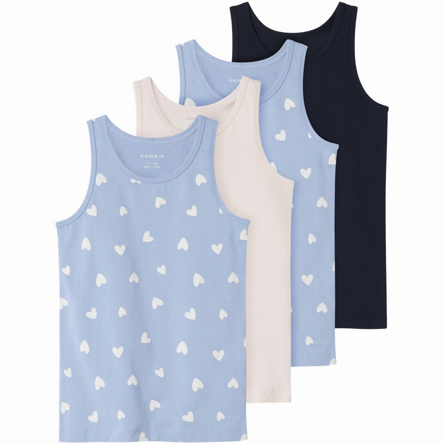 Pioneer Name It Serenity Tank Top 4-Pack Hearts Noos Famous