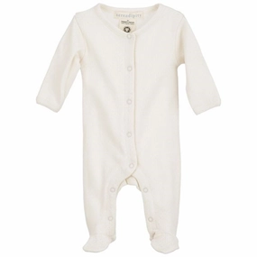 Sophisticated Serendipity Newborn Offwhite Pointelle Suit Cutting-edge