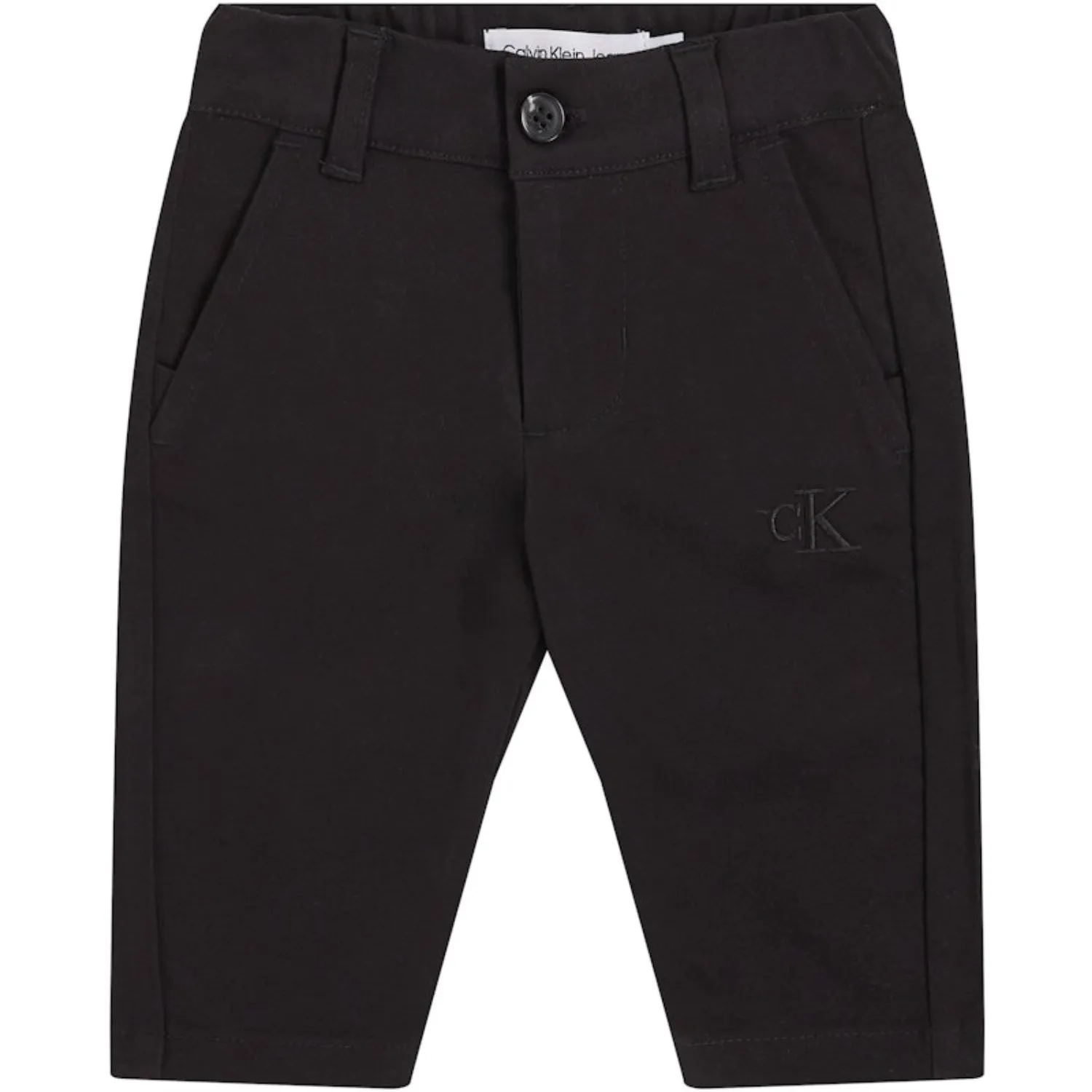 Calvin Klein Ck Black Cotton Woven Chino Pants Premium Quality Excellence