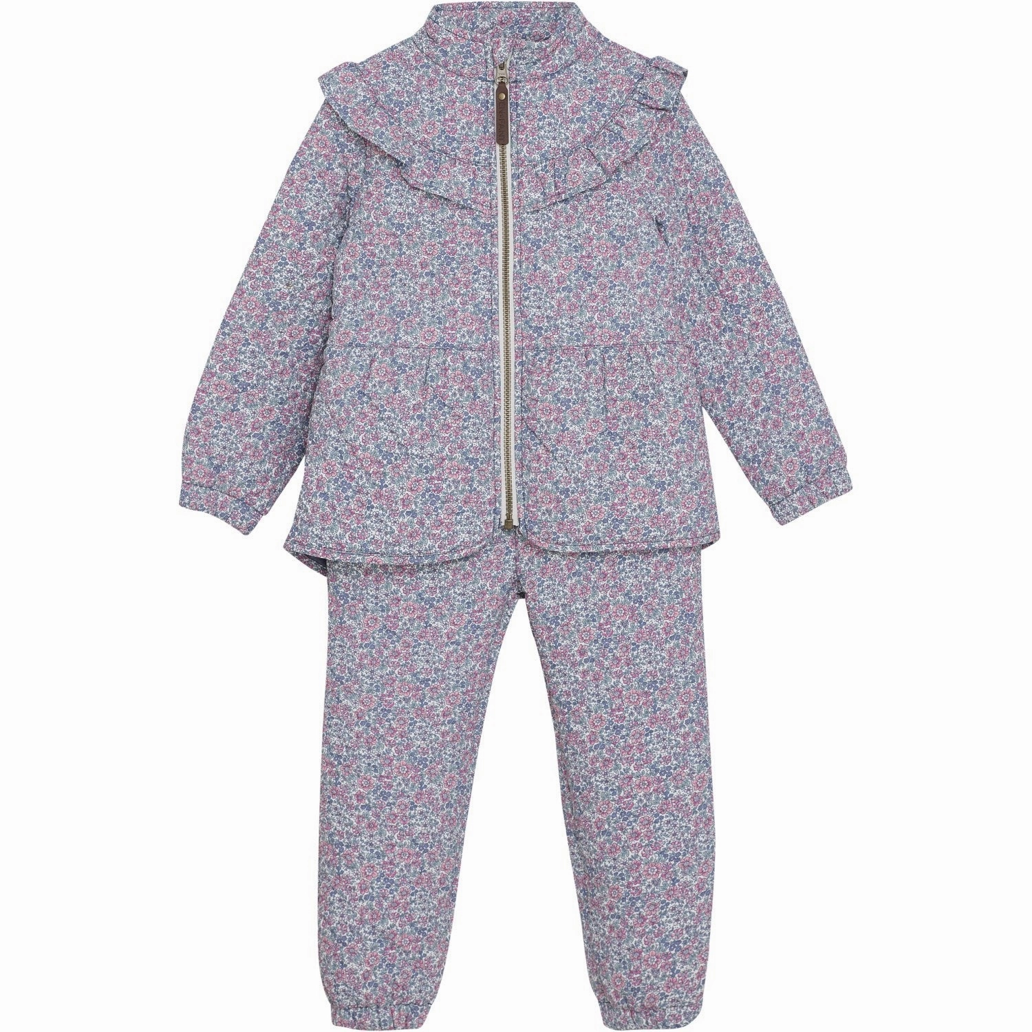 Superior En Fant Egret Thermal Set W. Frills, AOP Upscale