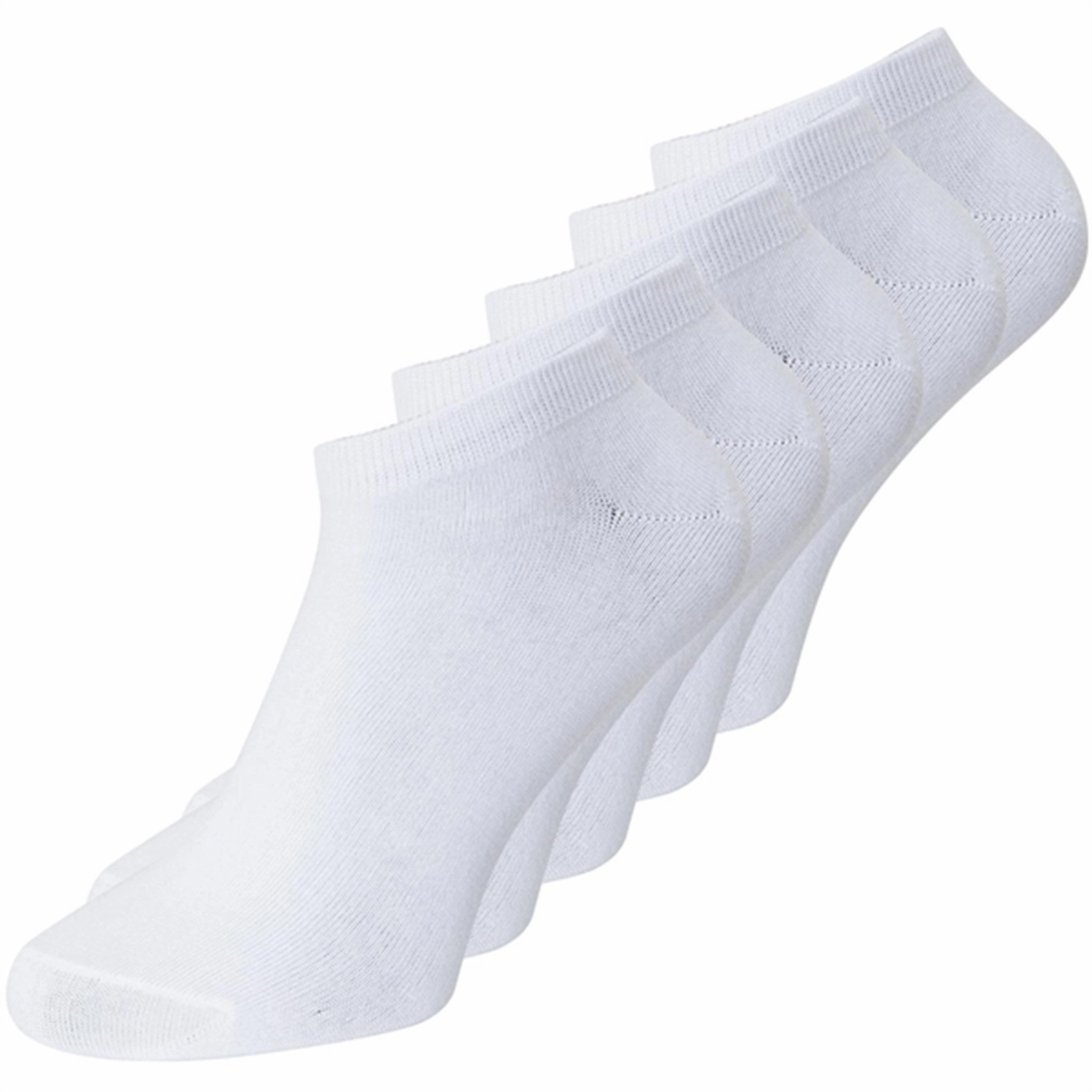 Jack & Jones Junior White Dongo Socks 5-pack Noos Sumptuous Pristine