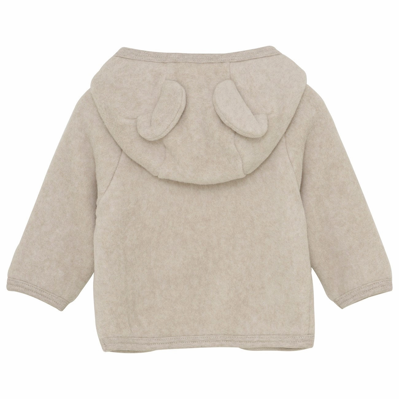 Spandex Huttelihut Camel Melange Jacket Ears Cotton Fleece