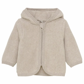 Spandex Huttelihut Camel Melange Jacket Ears Cotton Fleece Statement