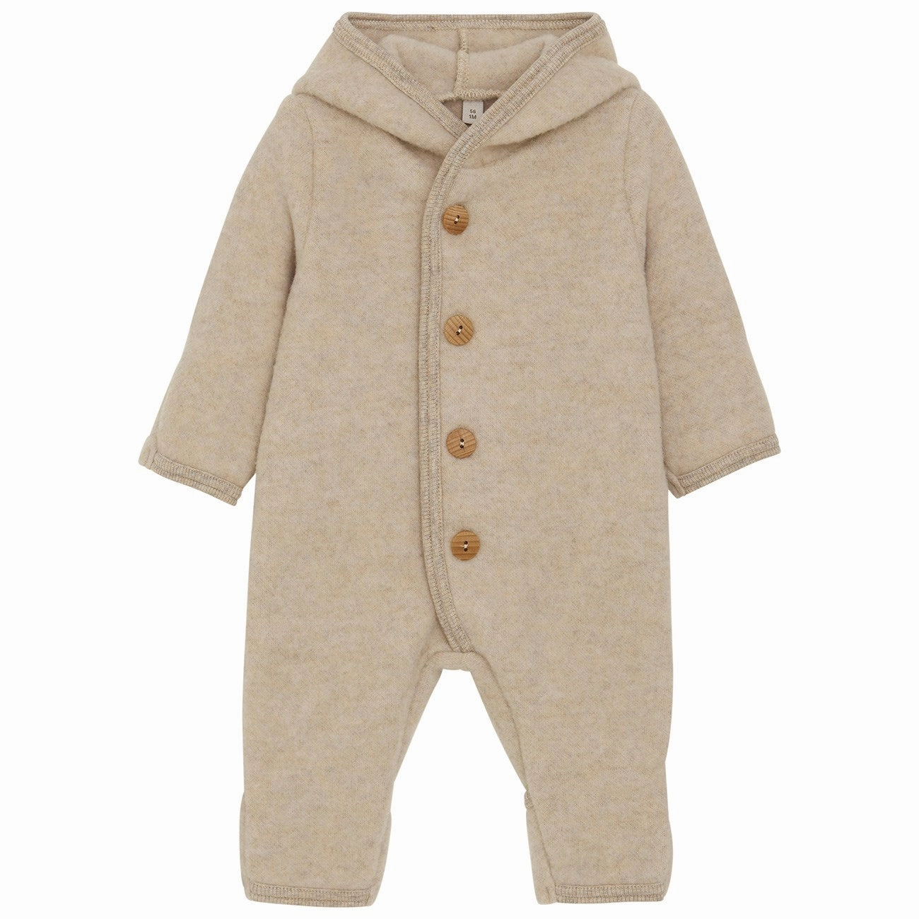 Spandex Huttelihut Camel Melange Pram Suit Pixie Wool Fleece Style