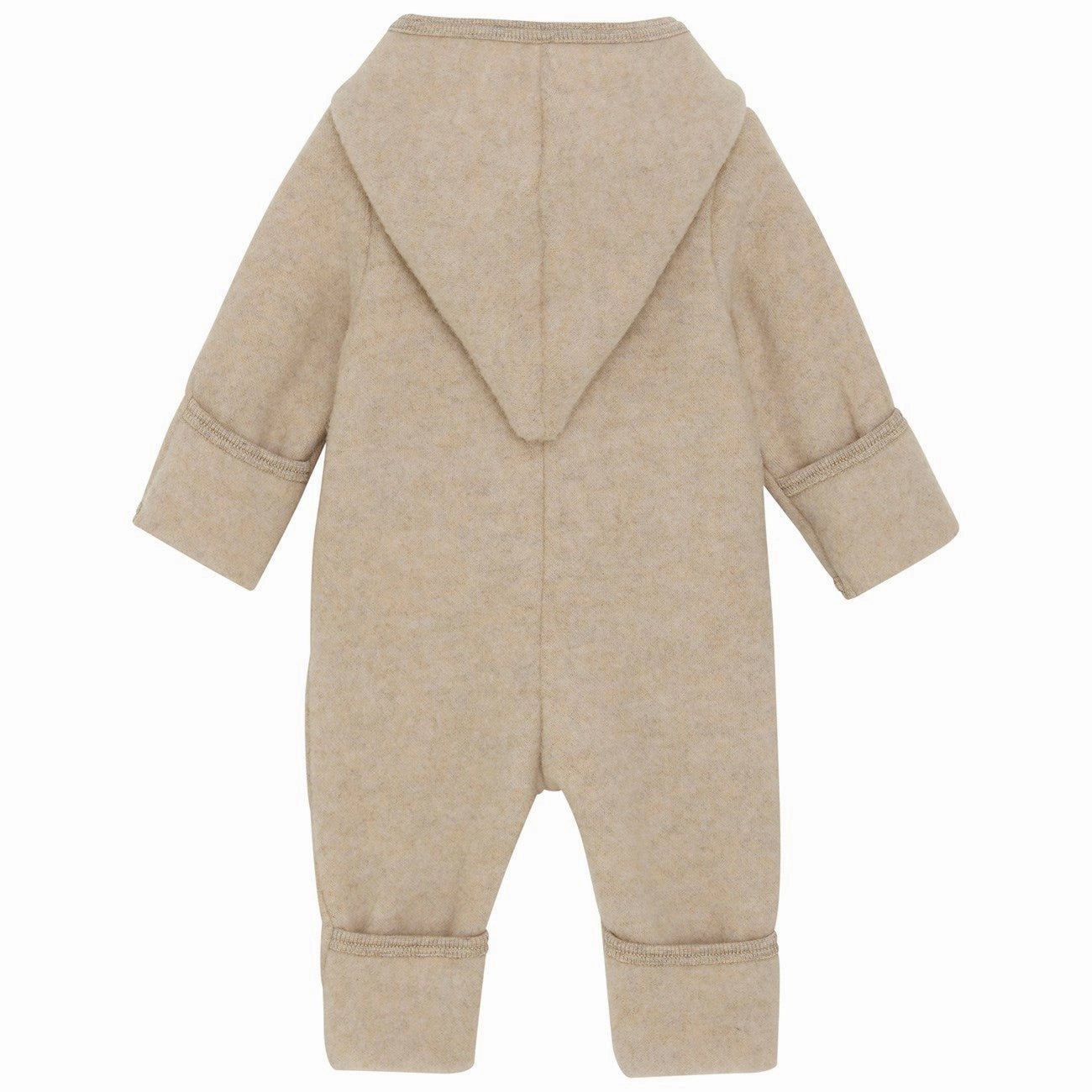 Spandex Huttelihut Camel Melange Pram Suit Pixie Wool Fleece