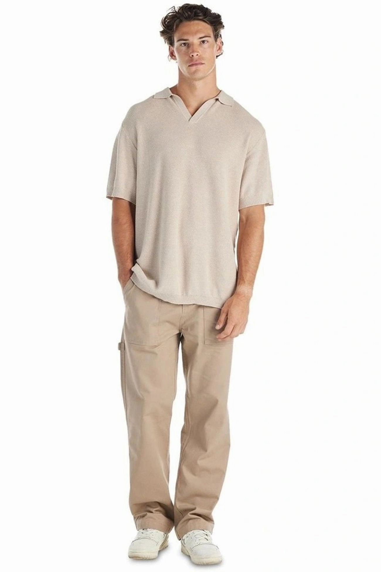 St Tropez Short Sleeve Shirt Oat sale banner