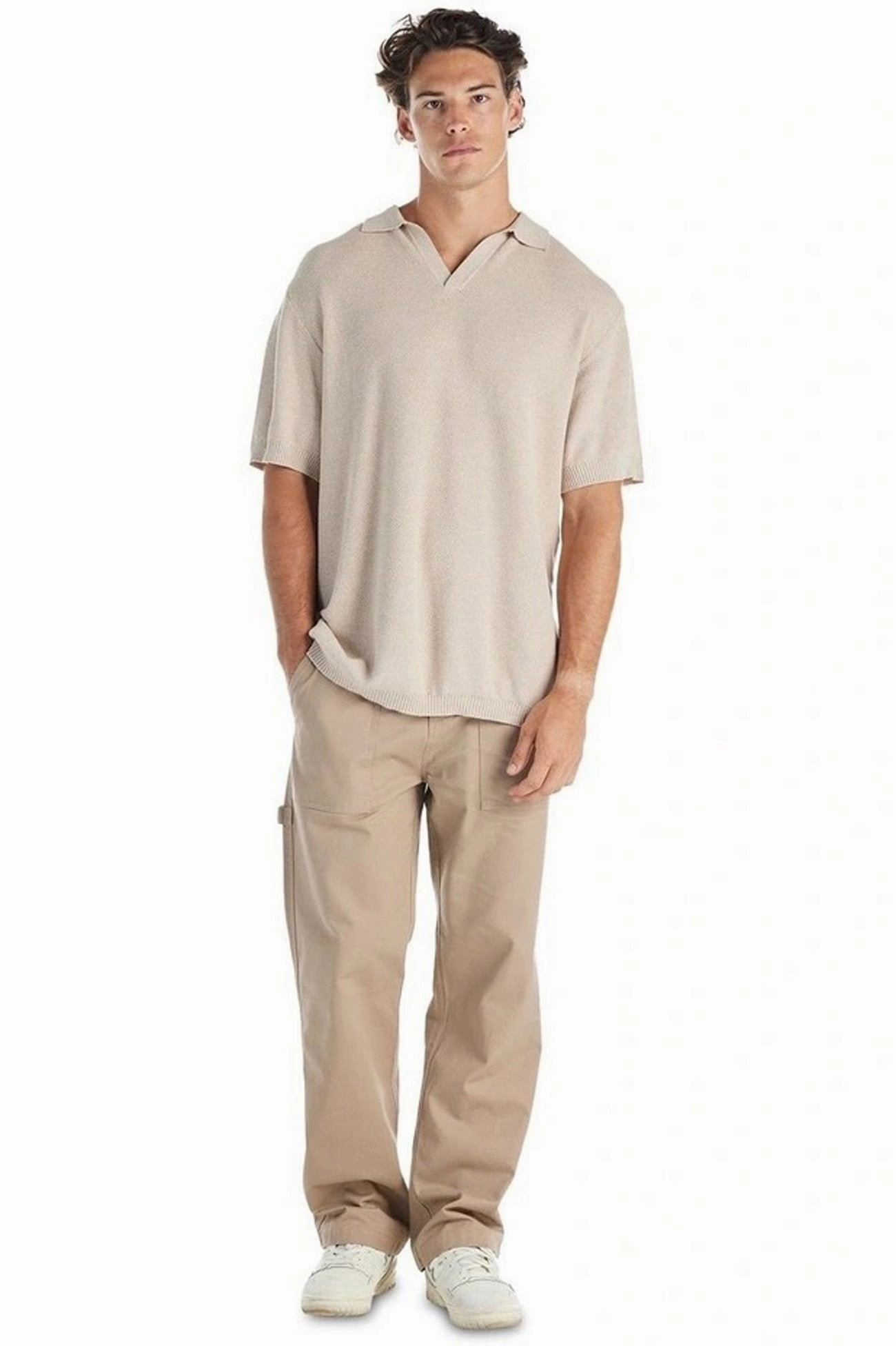 St Tropez Short Sleeve Shirt Oat sale banner