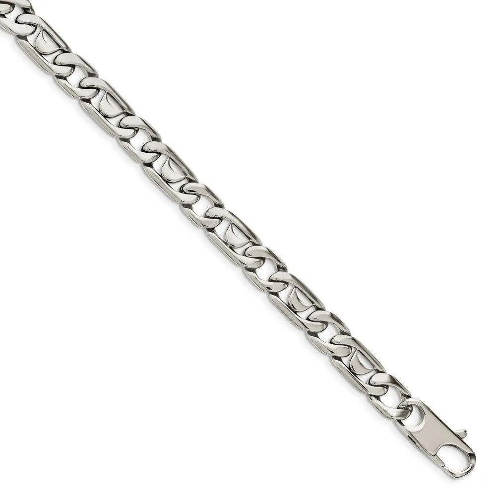Stainless Steel Polished Links Necklace