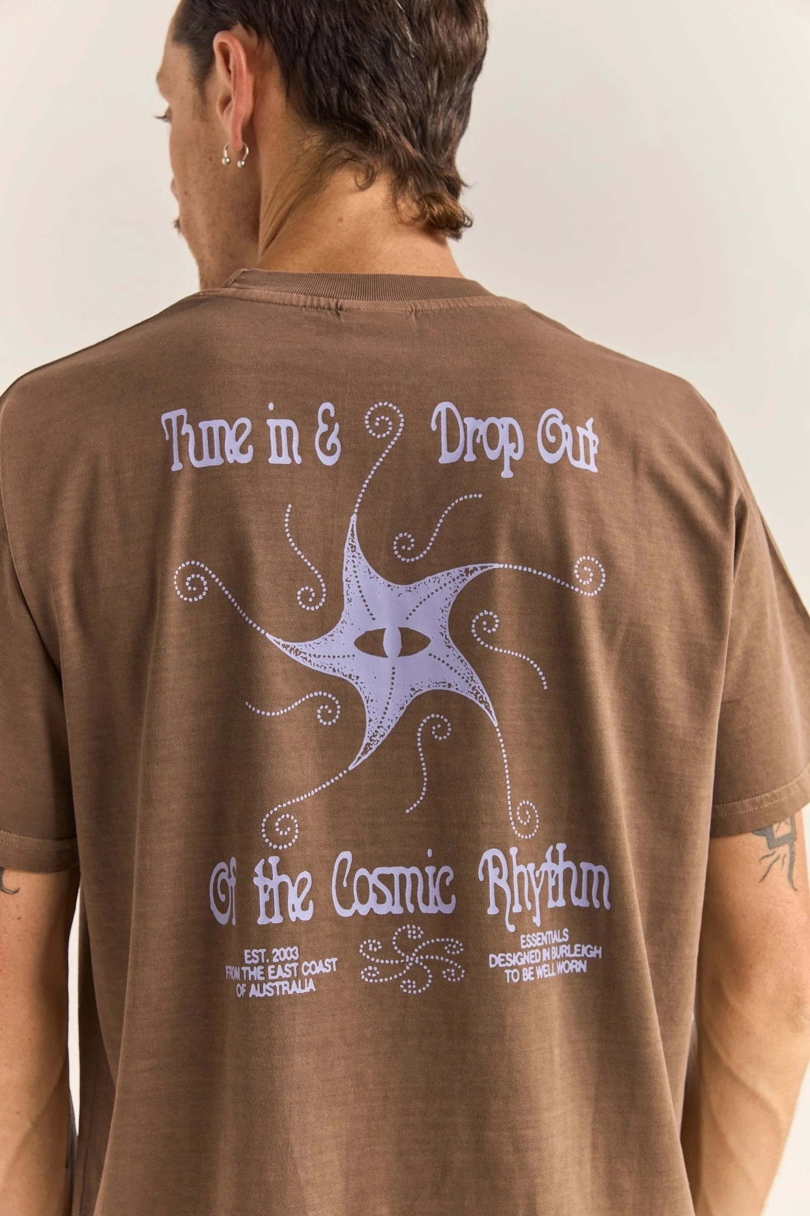 Star Vintage Short Sleeve T-Shirt Brown sale hm