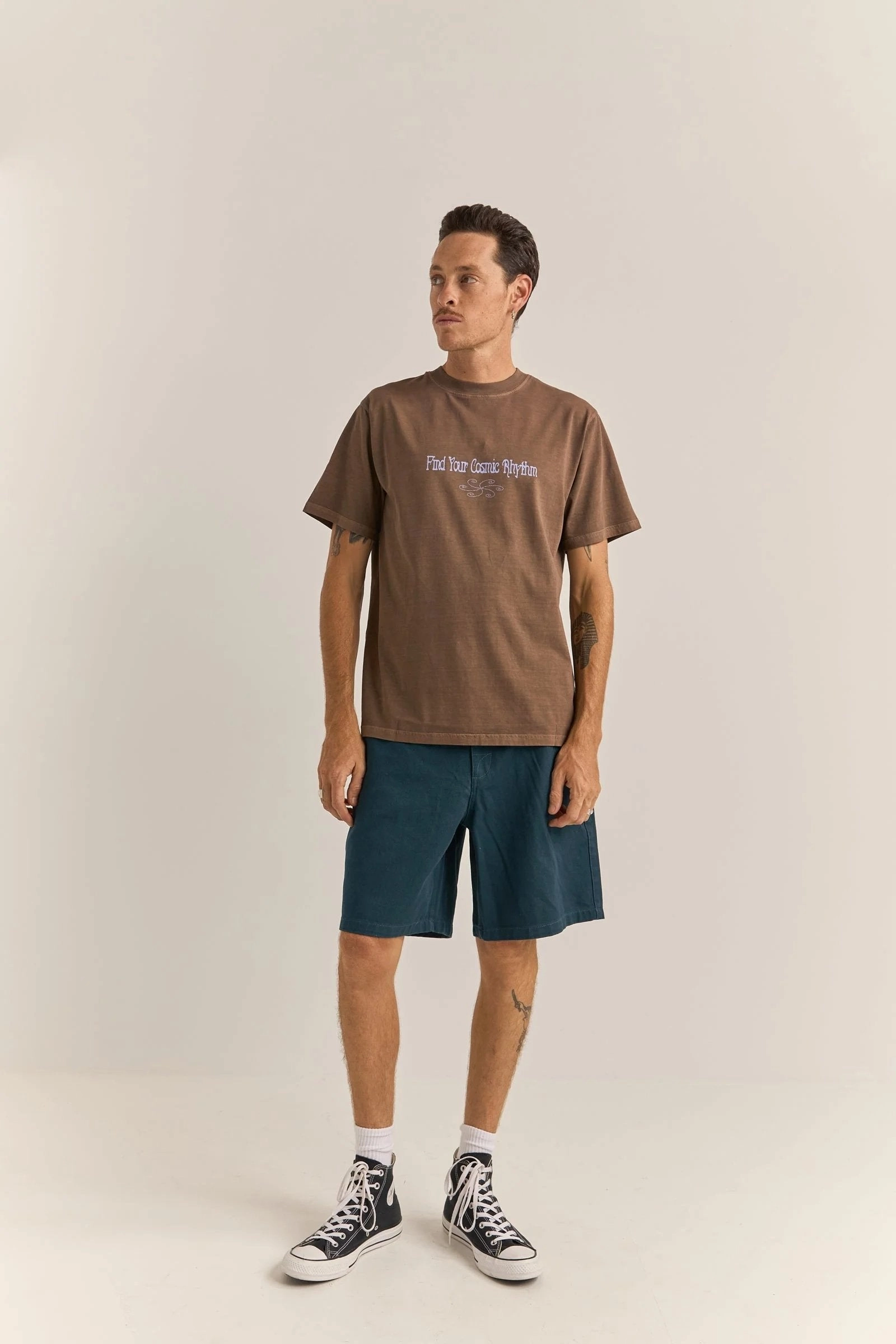 Star Vintage Short Sleeve T-Shirt Brown sale hm