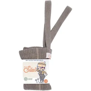 Statement Silly Silas Hippy Footless Tights Cocoa Blend Applique