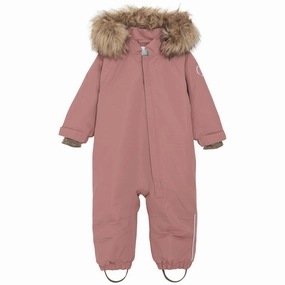 Statement En Fant Burlwood Baby Snowsuit m. Fake Fur Polyester