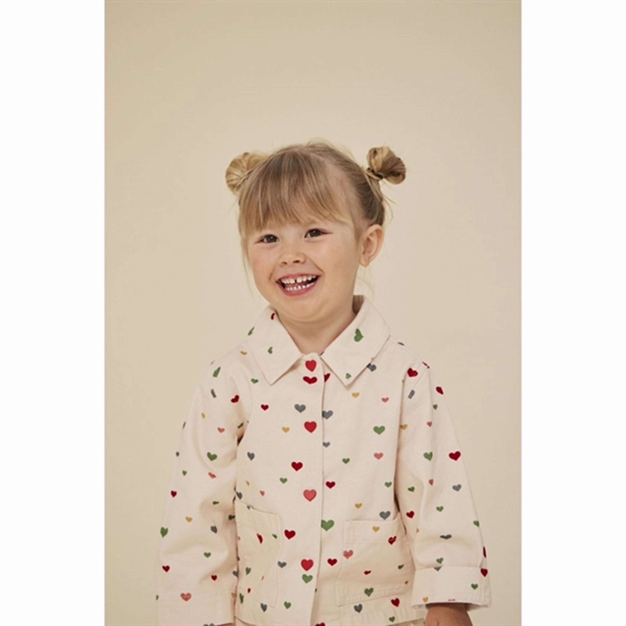 Statement Konges Sljd Multi Heart Blush Fen Shirt Jacket