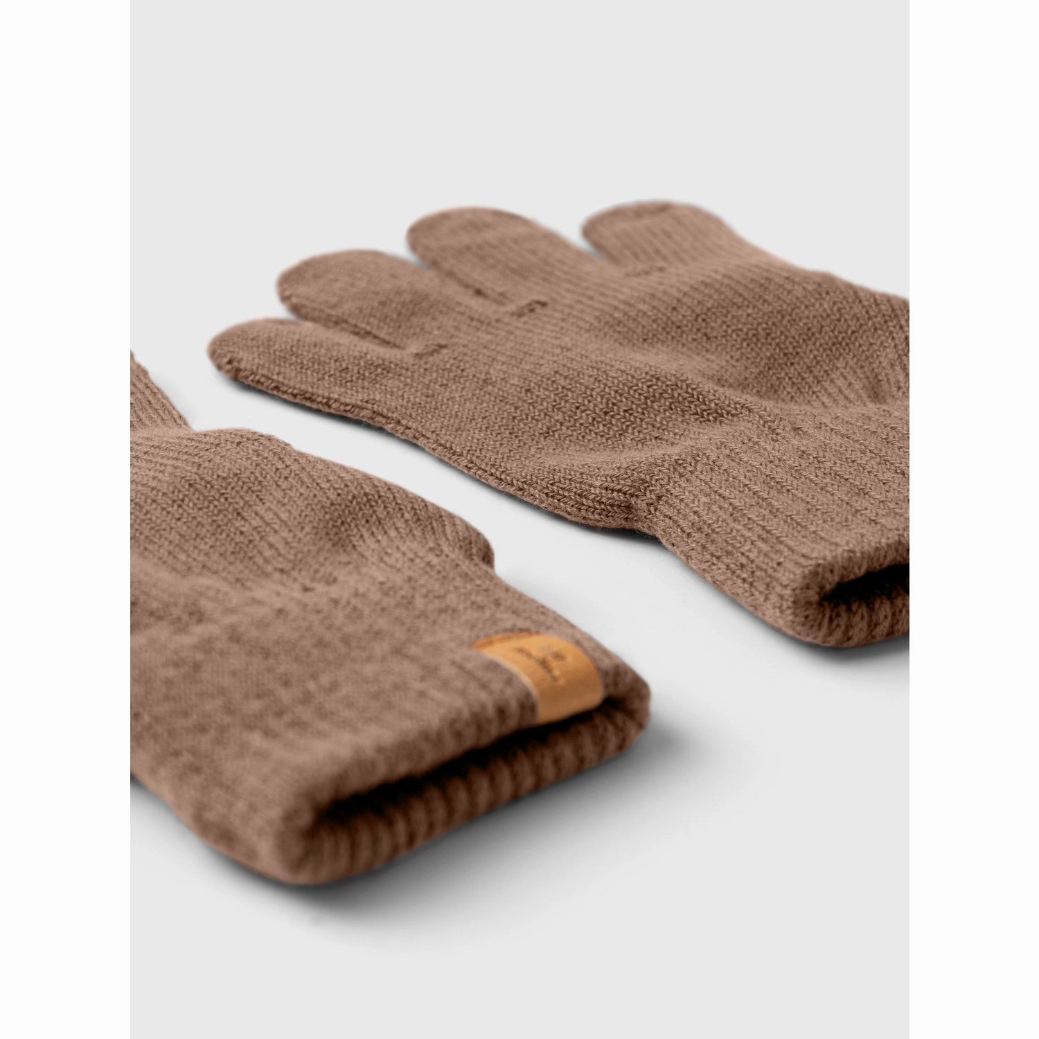 Statement Lil'Atelier Beaver Fur Nalu Knit Gloves