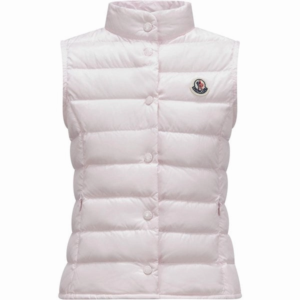 Statement Moncler Liane Vest Pastel Pink Durable