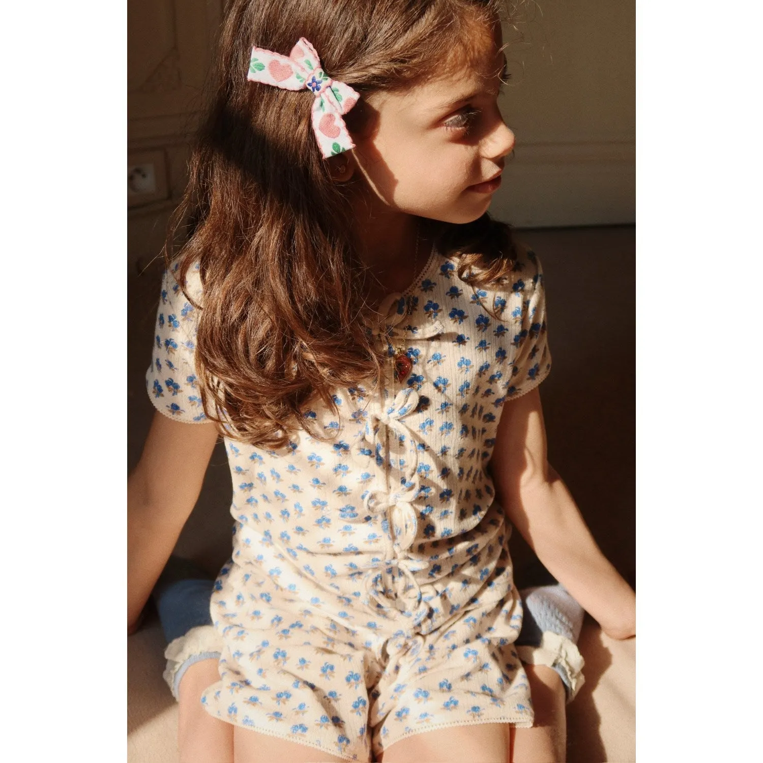 Stitch Konges Sljd Piccoloblu Gold Mulli Shorts Gots