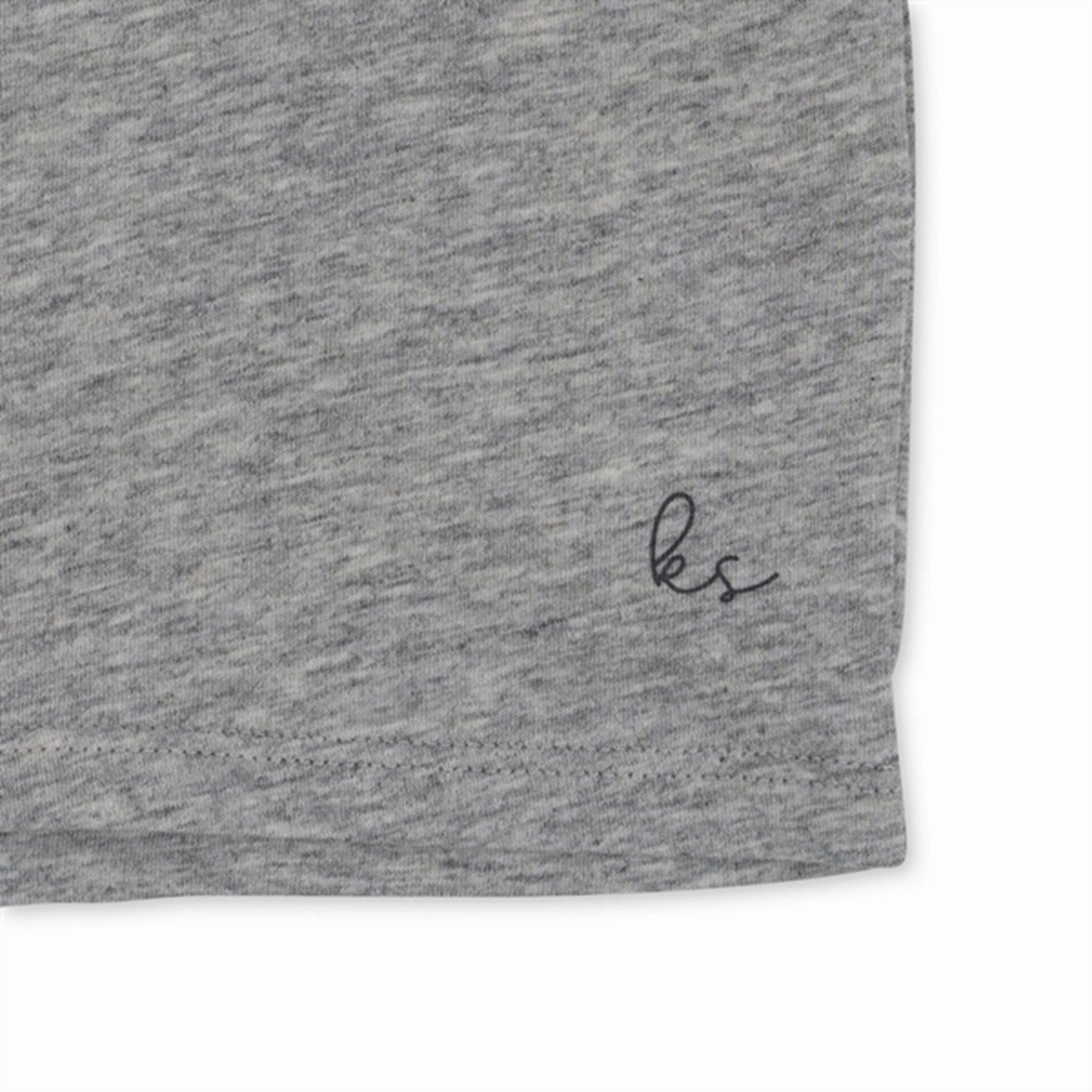 Stitch Konges Sljd Grey Melange Famo T-shirt