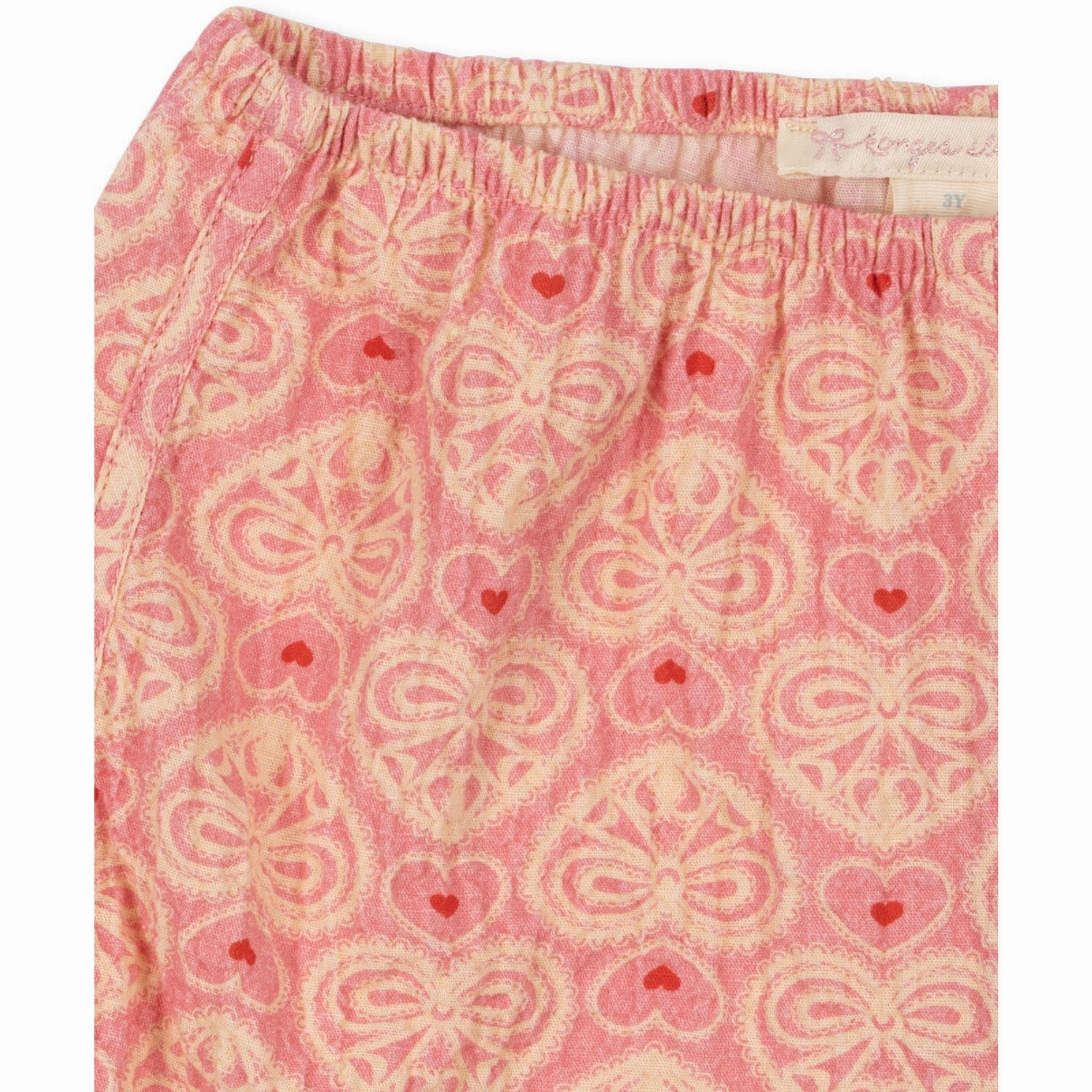 Stitch Konges Sljd Lacy Pink Ava Shorts Gots