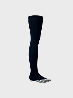 Stivali Show Over The Knee Con Punta A Specchio aurelia new arrivals new arrival kurta set new arrivals renkli elbise
