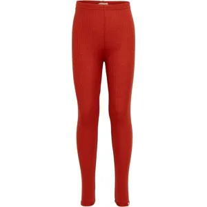 Stretchy Minimalisma Bieber Leggings Poppy Red Vintage