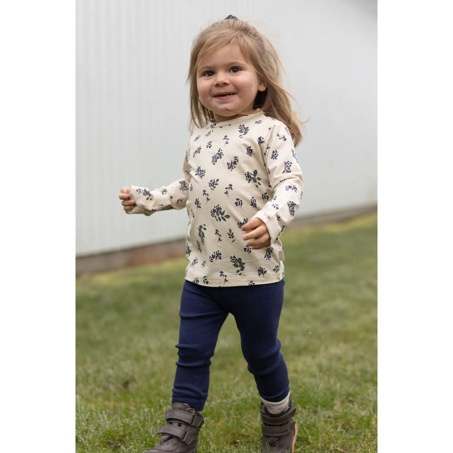 Stretchy Petit Piao Indigo Plum Leggings Modal