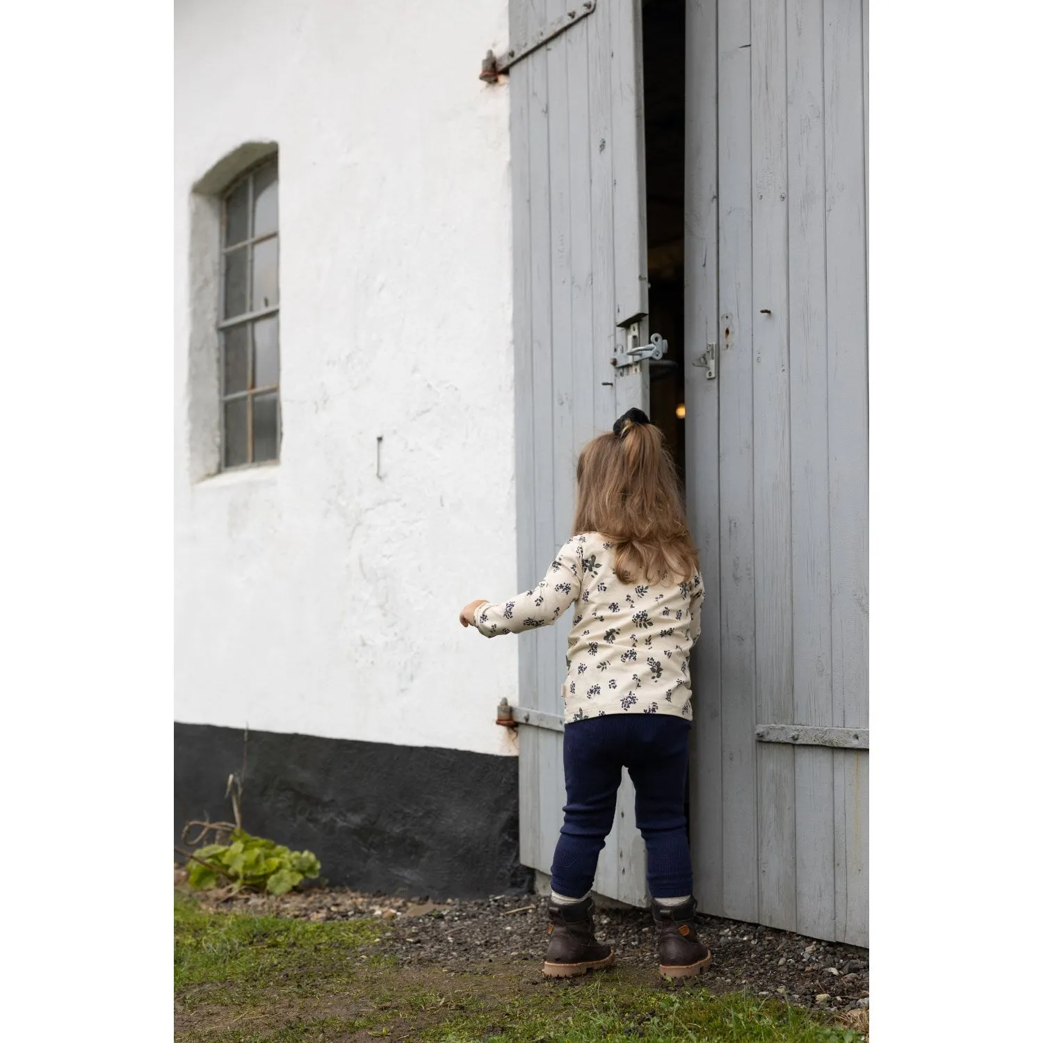 Stretchy Petit Piao Indigo Plum Leggings Modal