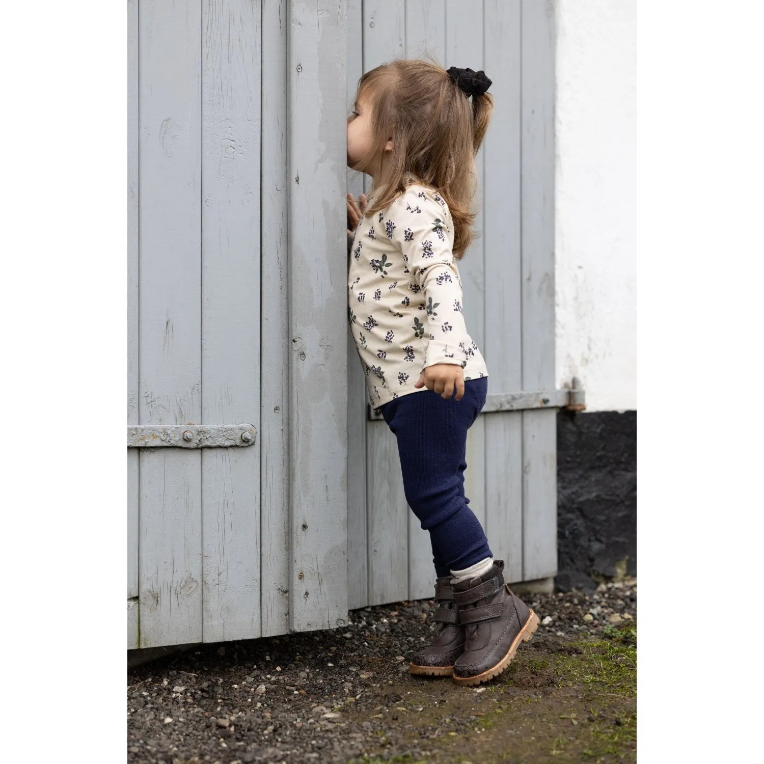 Stretchy Petit Piao Indigo Plum Leggings Modal