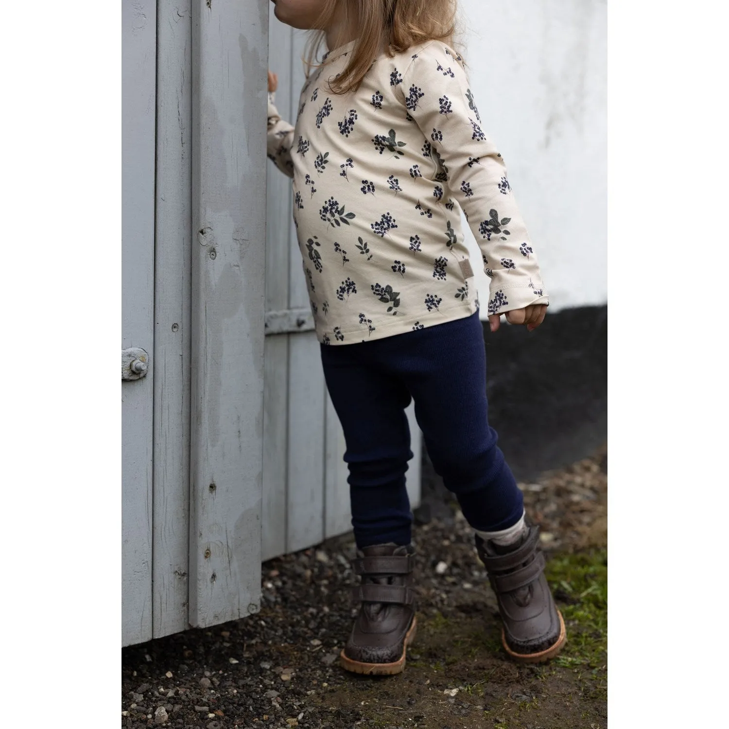Stretchy Petit Piao Indigo Plum Leggings Modal