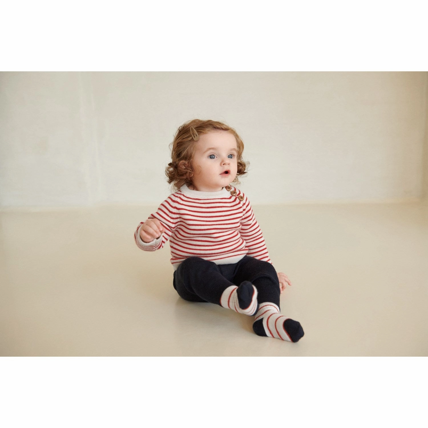 Stretchy FUB Dark Navy Baby Legging