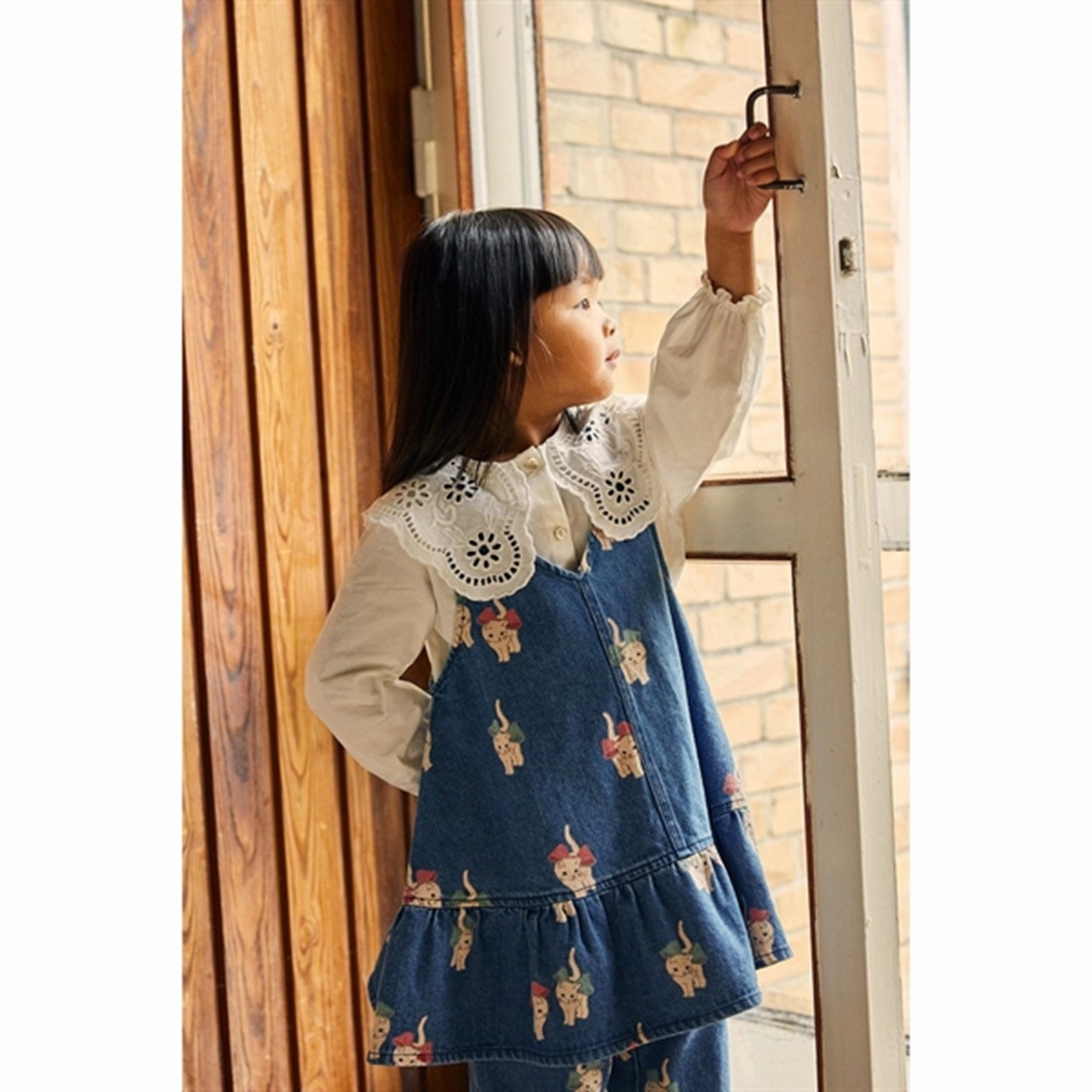 Stretchy Konges Sljd Kitty Bow Magot Dress