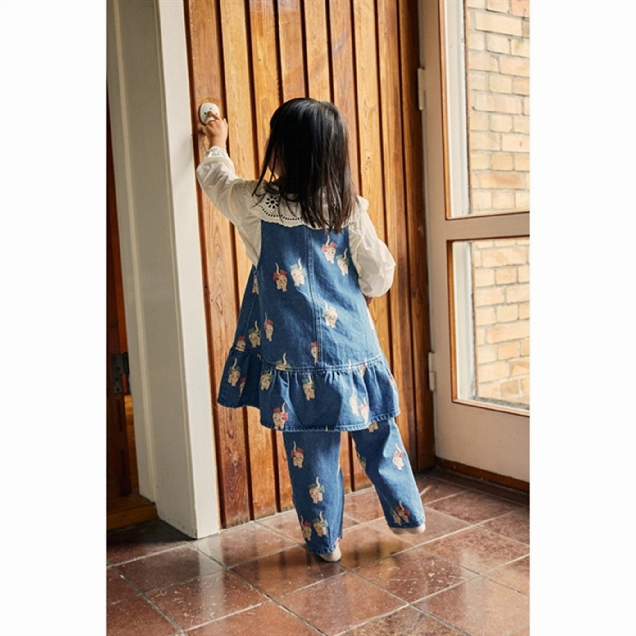 Stretchy Konges Sljd Kitty Bow Magot Dress