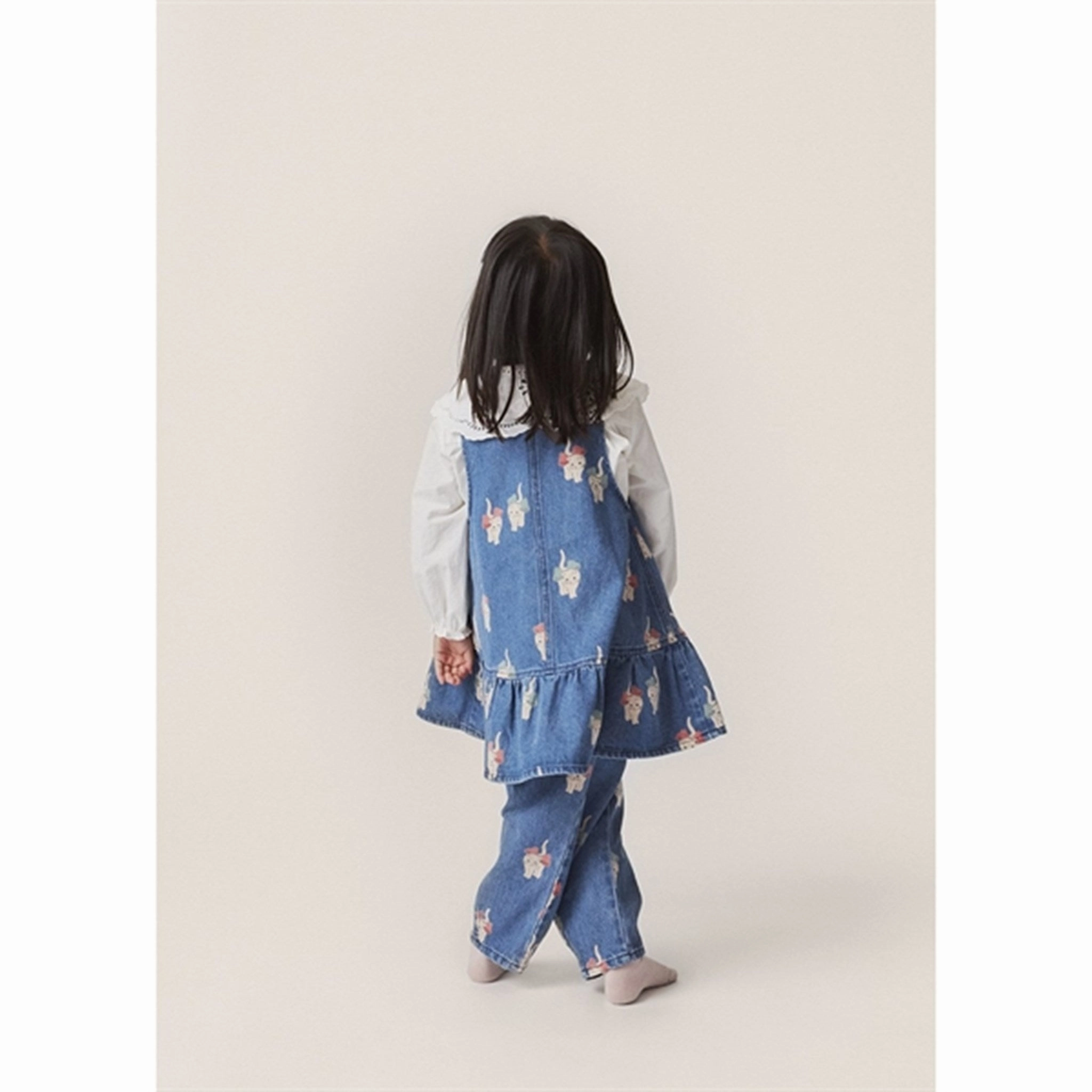 Stretchy Konges Sljd Kitty Bow Magot Dress