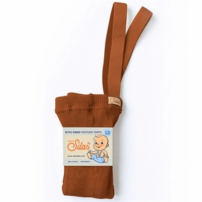 Stretchy Silly Silas Footless Tights Cinnamon Chic