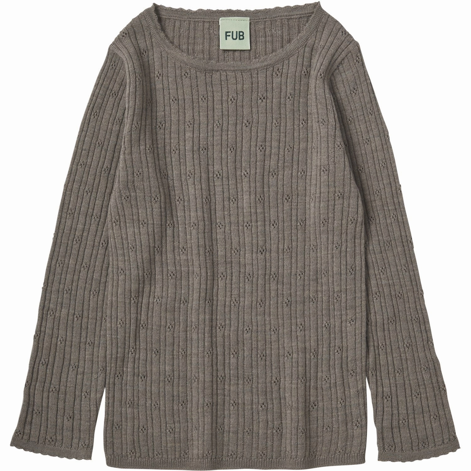 Style FUB Hazel Melange Pointelle T-Tee L/S Polished