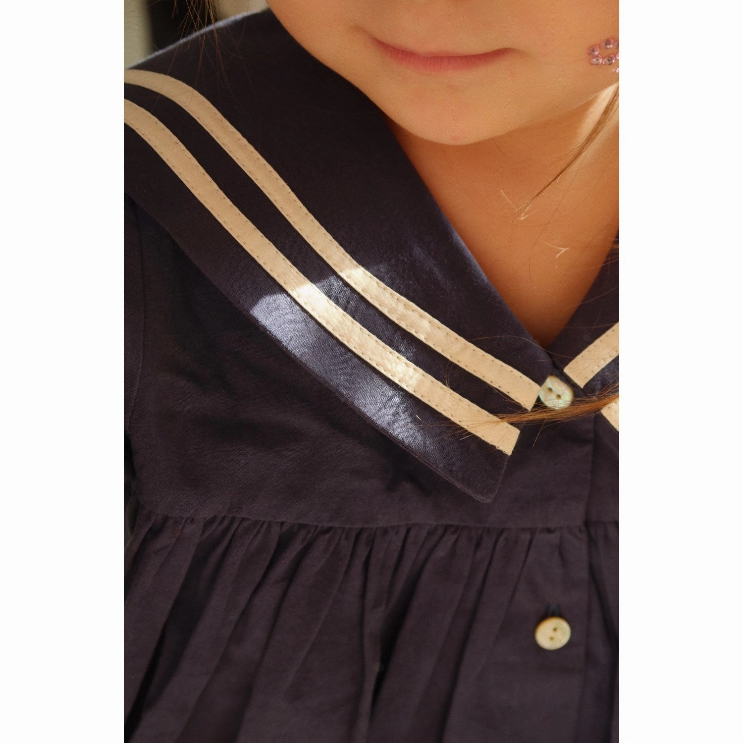 Style Konges Sljd Navy Blazer Sailor Dress Gots