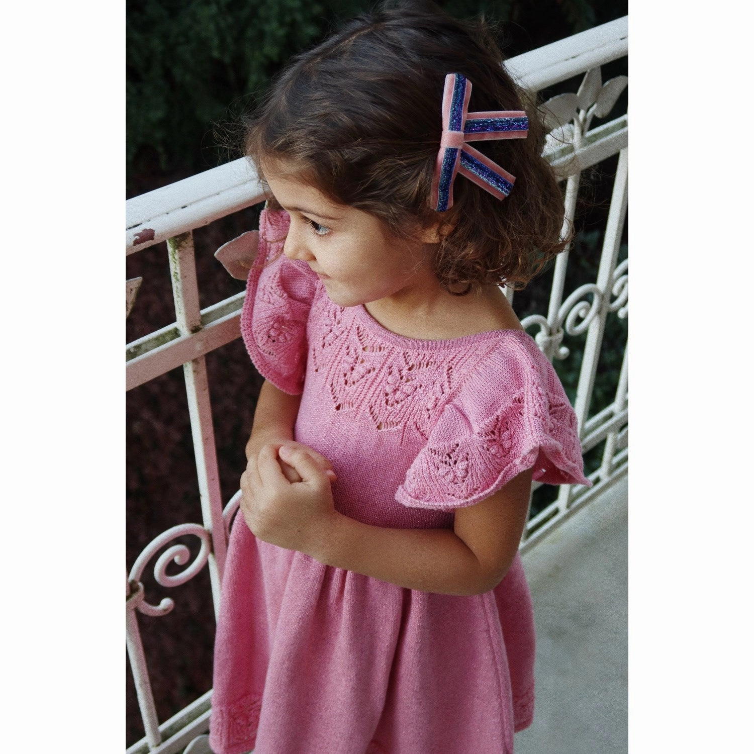 Style Konges Sljd Powder Pink Cabby Knit Dress